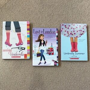 Scholastic Paperback Book Trio - Pink, Lavender & Aqua Covers
